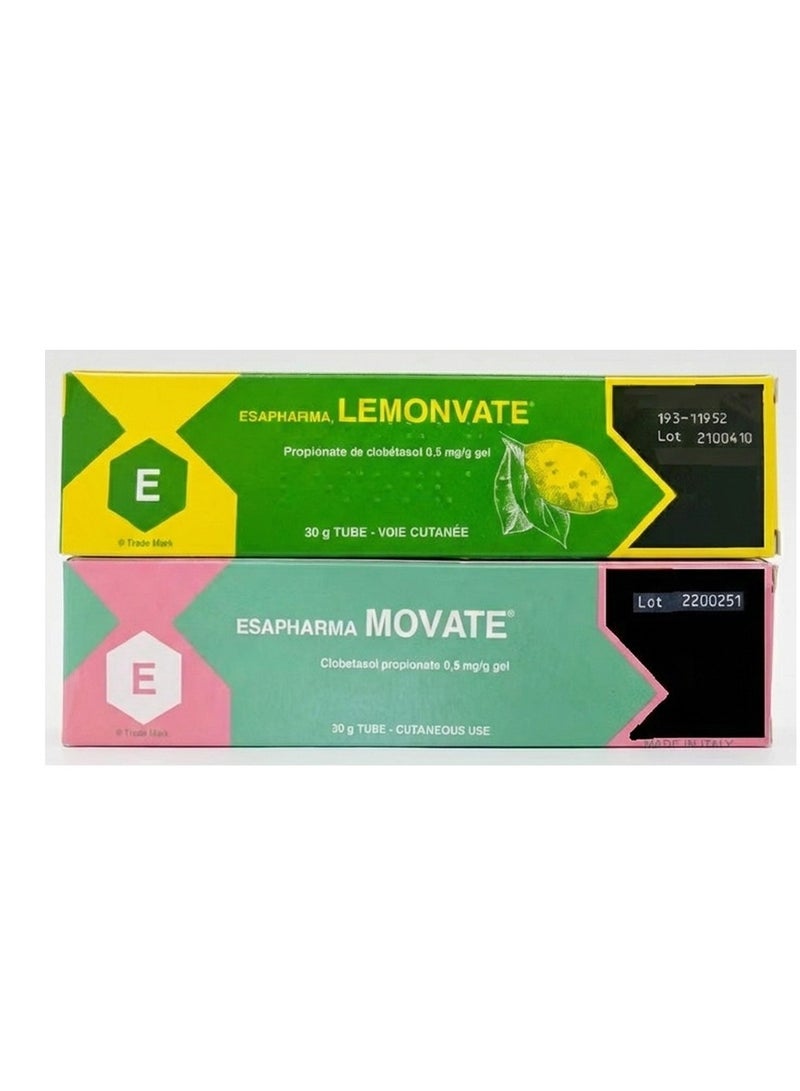 Lemonvate and Movate Gel each 30gm